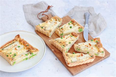 quiche witte asperges vegetarisch